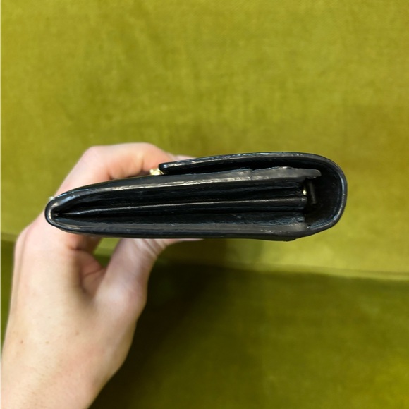 Henri Bendel Black and Gold Wallet - Picture 5 of 10